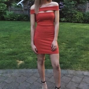 💛Missguided red dress